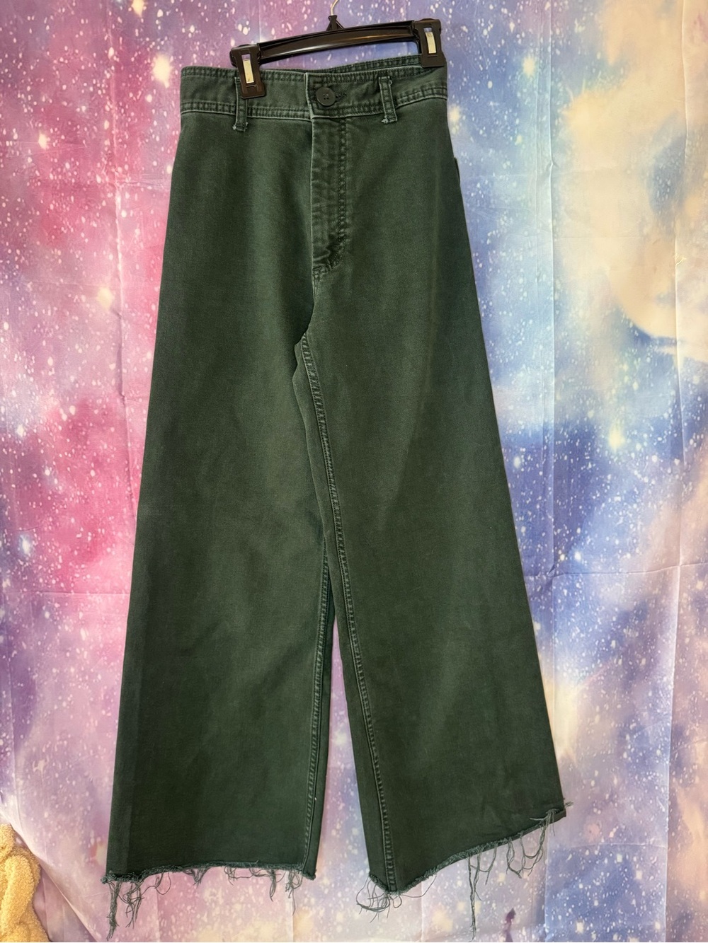 Zara green jeans